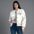 White Chic Women’s Varsity Jacket