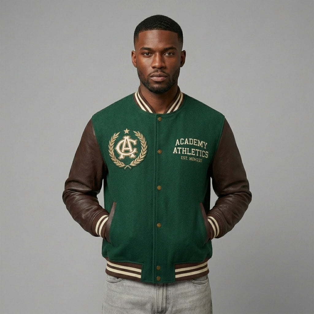 Men’s Summer Varsity Jacket – Slim Fit Lightweight Streetwear Style