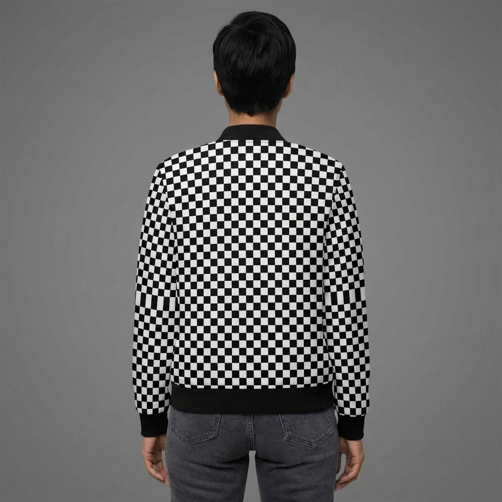 Plaid Chic Women’s Varsity Jacket