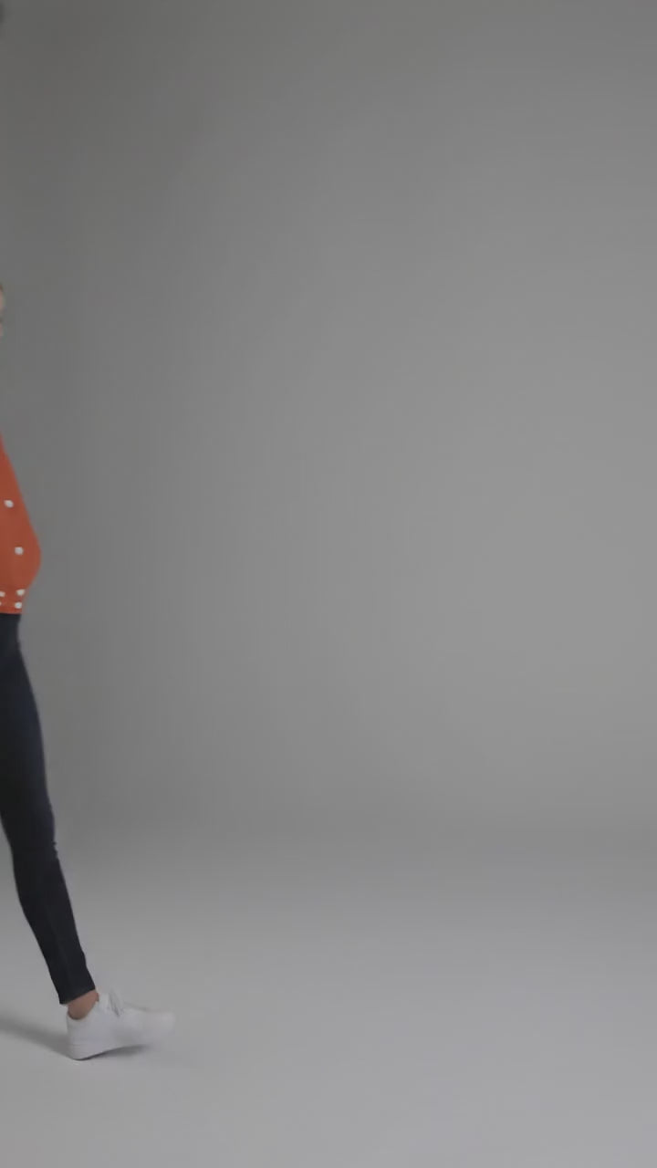 Orange Fusion Women’s Varsity Jacket