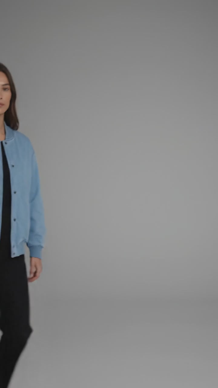Polar Sky Arctic Glow Women’s Varsity Jacket