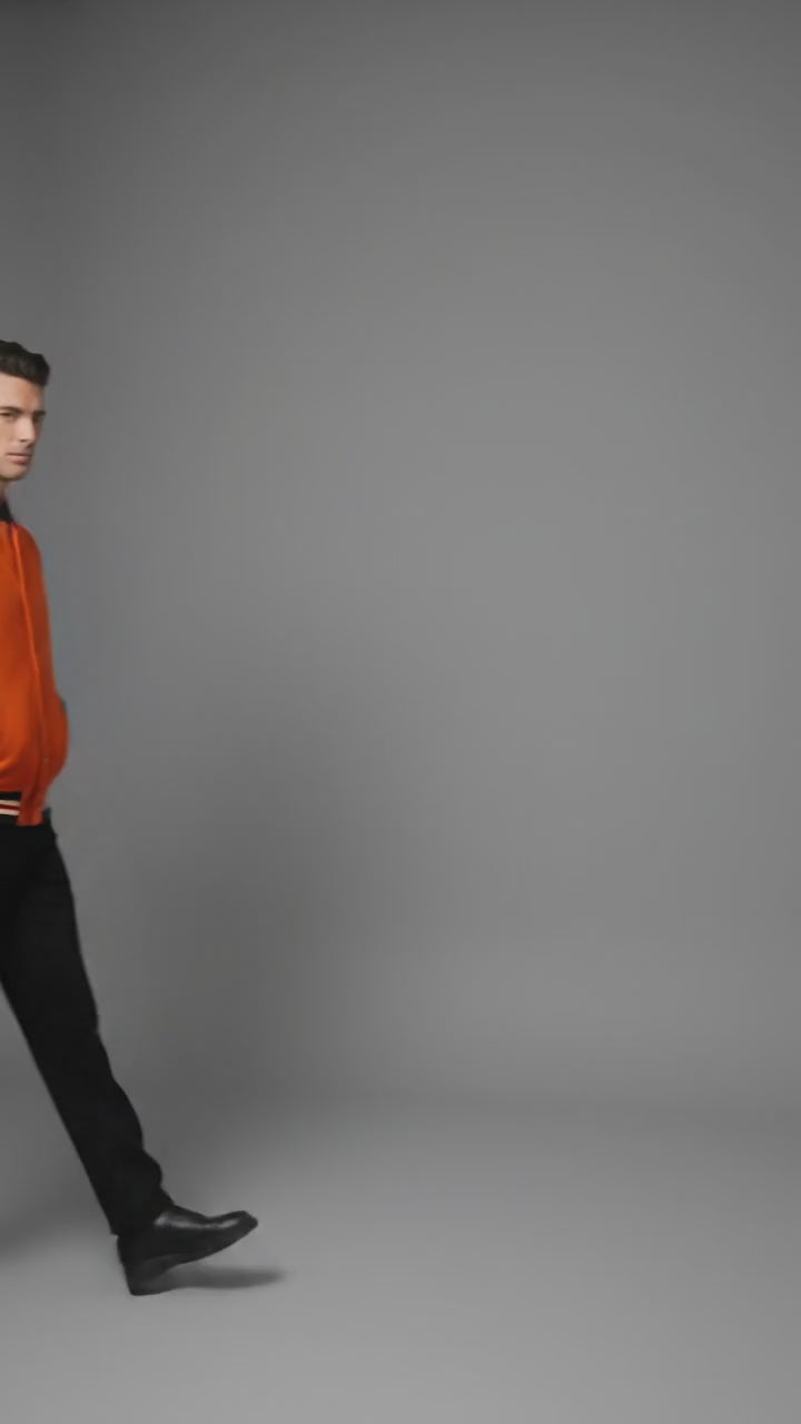 Custom Wool Varsity Jacket with Leather Sleeves – Embroidered Letterman Style