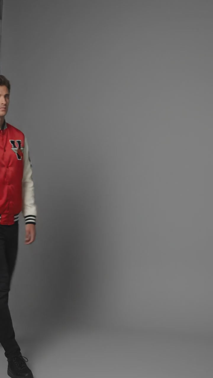 Custom Basketball Varsity Jacket – Patched College Style Coat