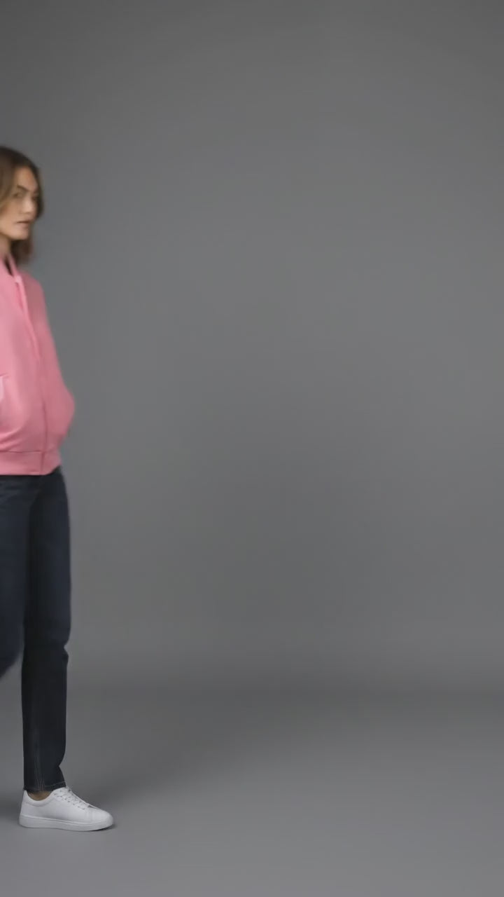 Bubblegum Dream Pink Varsity Jacket for Women
