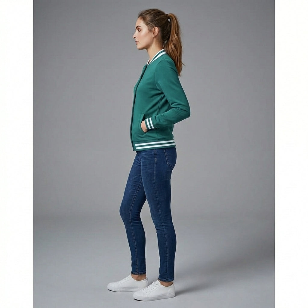 Deep Sea Classic Varsity Letterman Jacket